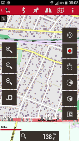 Oruxmaps Navigationssoftware für Android