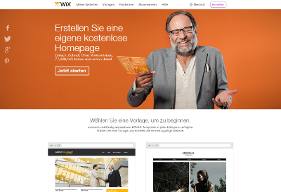 Wix Homepage-Baukasten oder besser Webdesigner