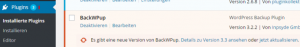 Wordpress Plug-in aktualisierungen