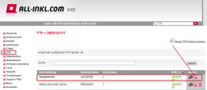 FileZilla Webseite auf Server übertragen