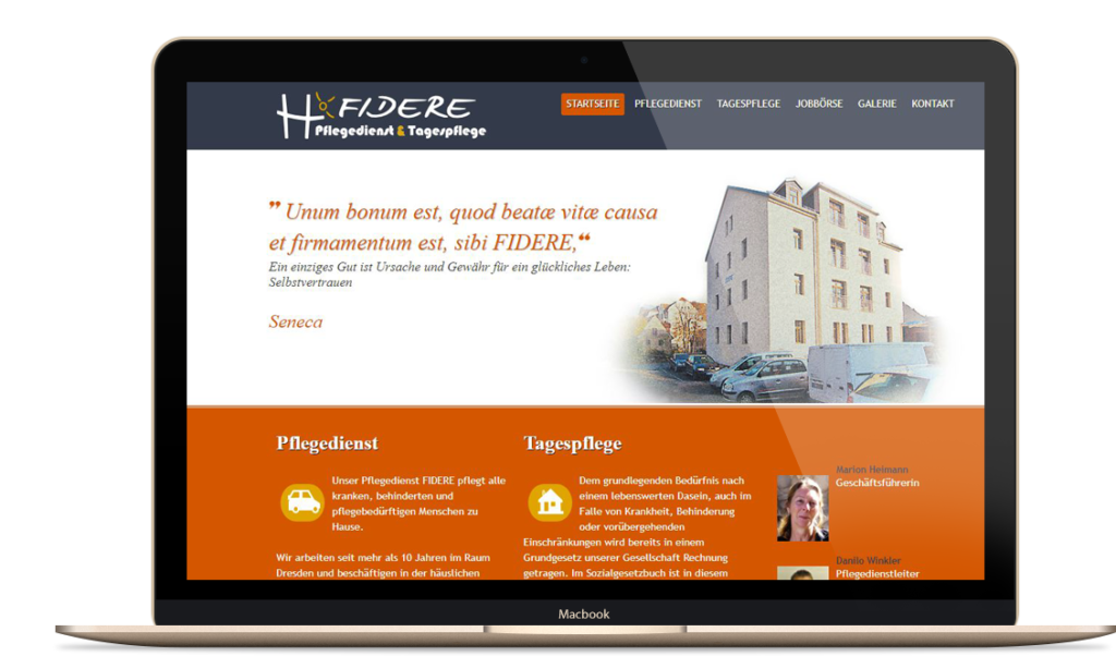 Moderne Websites für Pflegeheime – professionelles Webdesign für Pflegeeinrichtungen